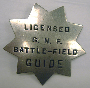 Original 1915 Licensed Battlefield Guide Badge